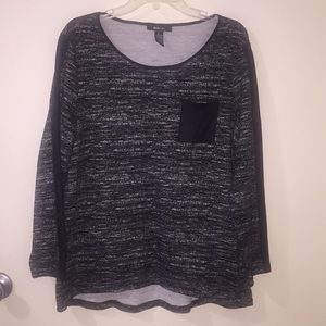 Black & white sweater